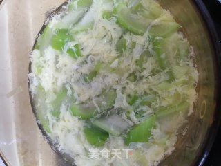 丝瓜鸡蛋汤的做法步骤：4