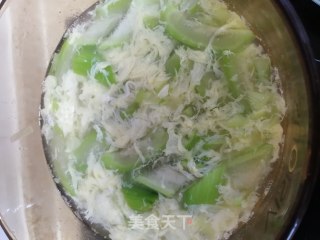 丝瓜鸡蛋汤的做法步骤：5