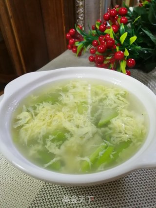 丝瓜鸡蛋汤的做法步骤：6