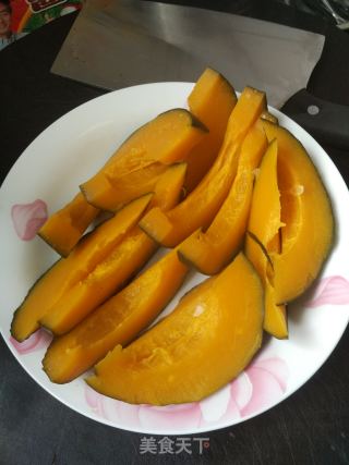 蒸贝贝南瓜的做法步骤：3