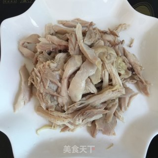 凉拌手撕鸡的做法步骤：3
