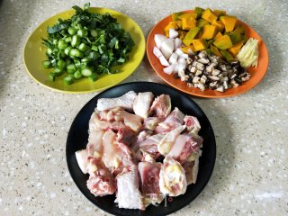 鸡肉香菇南瓜饭的做法步骤：5