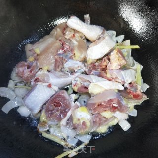 鸡肉香菇南瓜饭的做法步骤：7