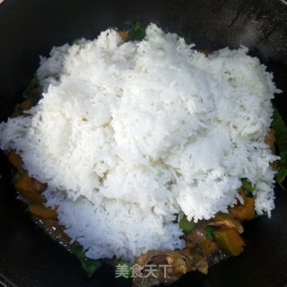 鸡肉香菇南瓜饭的做法步骤：13