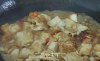 蛋香韭菜炒豆腐的做法步骤：6