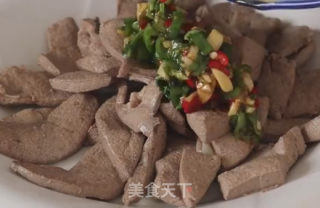 凉拌猪肝的做法步骤：5