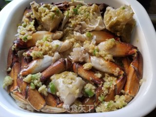 大肉蟹蒸糯米饭的做法步骤：14