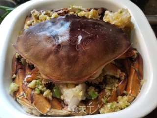 大肉蟹蒸糯米饭的做法步骤：15
