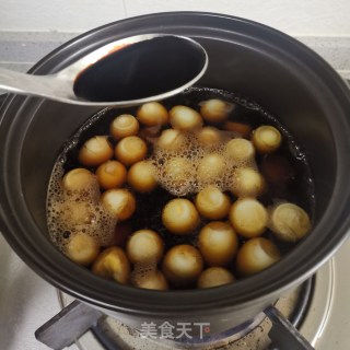 可乐鹌鹑蛋的做法步骤：7
