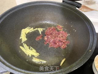 芥兰炒牛肉的做法步骤：9