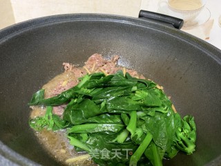 芥兰炒牛肉的做法步骤：10