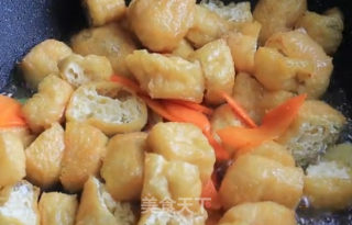 小炒油豆腐的做法步骤：6