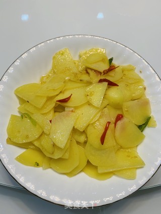 尖椒土豆片的做法步骤：5