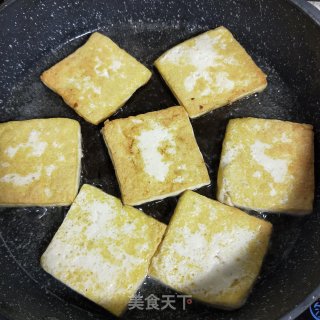 蒜香煎豆腐的做法步骤：6