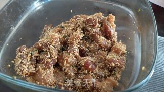 糯米粉蒸肉的做法步骤：8