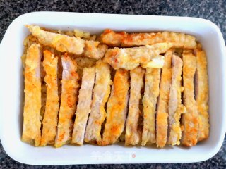 芝士茄汁猪排饭的做法步骤：13