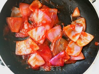 芝士茄汁猪排饭的做法步骤：16