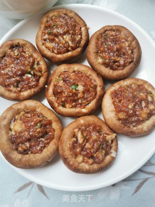 香菇酿肉的做法步骤：4