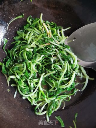素炒鸡毛菜的做法步骤：5