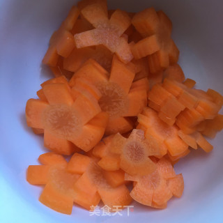 凉拌豇豆胡萝卜花的做法步骤：5