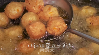 酥脆鲜嫩的炸豆腐丸子（声明：菜谱由视频剪辑而成）的做法步骤：12