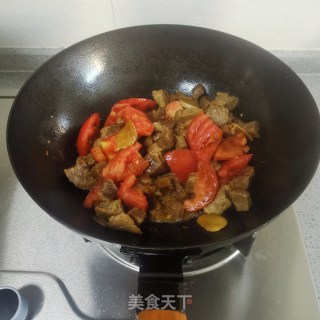 西红柿土豆炖牛肉的做法步骤：7