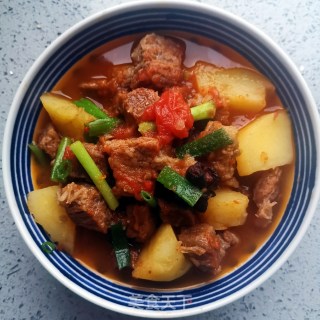 西红柿土豆炖牛肉的做法步骤：12