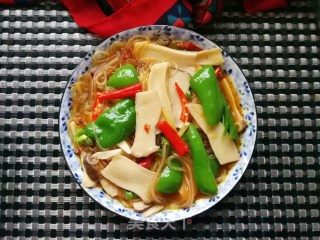 杏鲍菇炒粉条的做法步骤：11