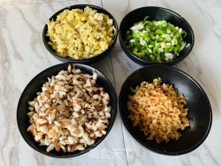 火麻二香鸡蛋馅饼的做法步骤：5