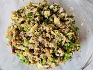 火麻二香鸡蛋馅饼的做法步骤：7