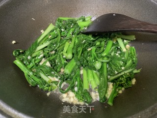 蒜泥炒菜心的做法步骤：7