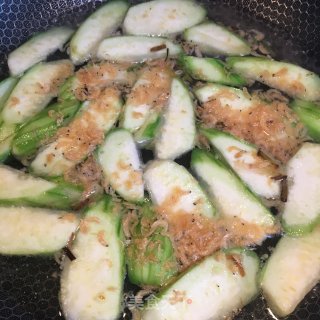 玉脂豆腐虾皮丝瓜汤的做法步骤：5