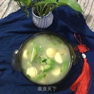 玉脂豆腐虾皮丝瓜汤的做法步骤：9