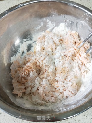 胡萝卜汁馄饨的做法步骤：3