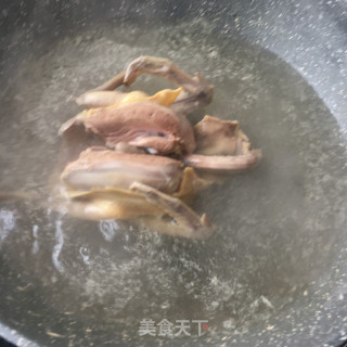 玉米虫草花炖鸽子的做法步骤：8