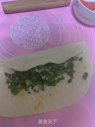 家常葱油饼的做法步骤：14
