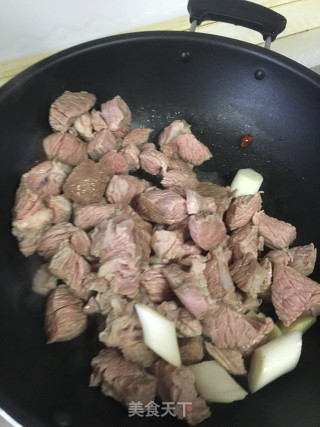 啤酒豆腐果炖牛肉的做法步骤：5