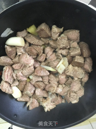 啤酒豆腐果炖牛肉的做法步骤：6