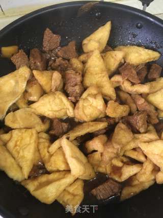 啤酒豆腐果炖牛肉的做法步骤：11