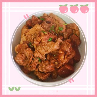 啤酒豆腐果炖牛肉的做法步骤：14