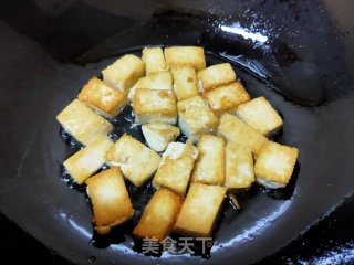 肉片豆腐炒圆白菜的做法步骤：6