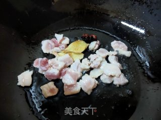 肉片豆腐炒圆白菜的做法步骤：8