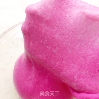 火龙果蝴蝶结面包的做法步骤：9