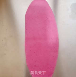火龙果蝴蝶结面包的做法步骤：14