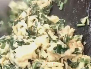 韭菜煎蛋的做法步骤：5