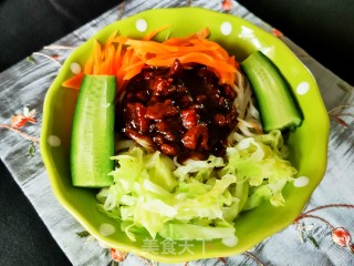 肉酱拌面的做法步骤：12