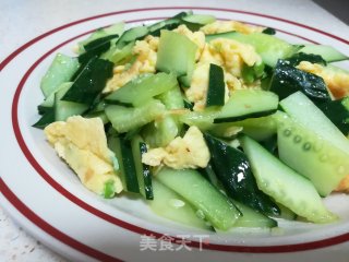 鸡蛋炒瓜片的做法步骤：6