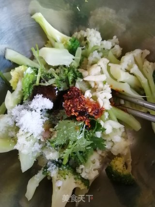 凉拌花菜的做法步骤：4
