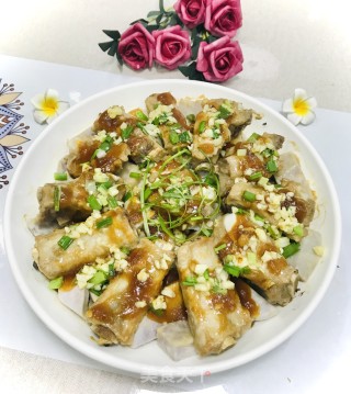 芋头蒸排骨的做法步骤：8