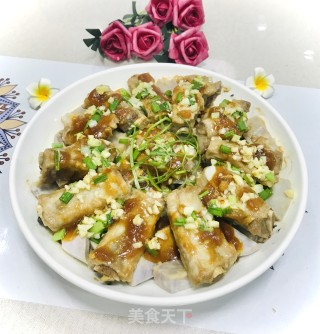 芋头蒸排骨的做法步骤：9